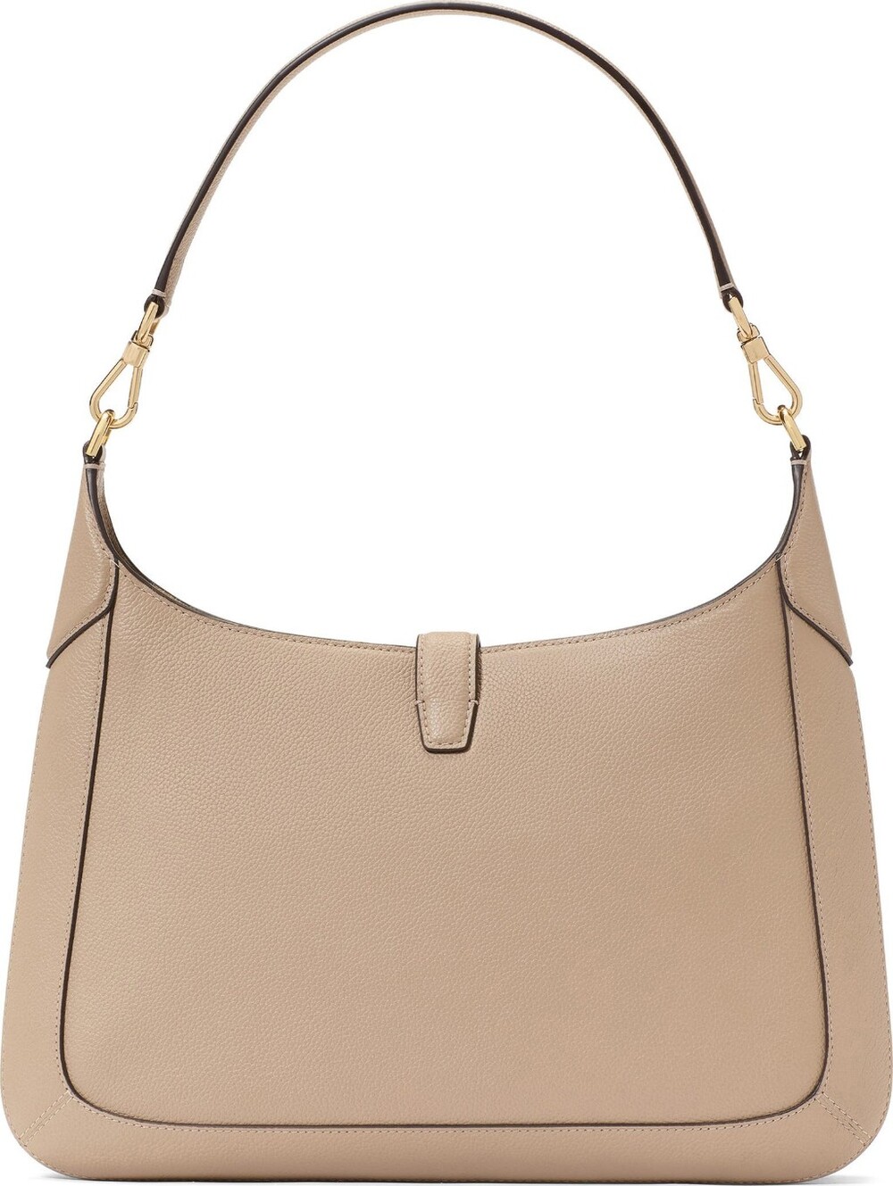 Kate Spade New York Taupe Leather Shoulder Bag with Gold Hardware NWT Aurhentic - Picture 3 of 6
